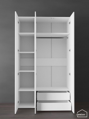 Шкаф Linnea MHR-3PO-2 2050х1200х510 (Белый-М 11.1.1) в Копейске - kopejsk.mebel24.online | фото 5