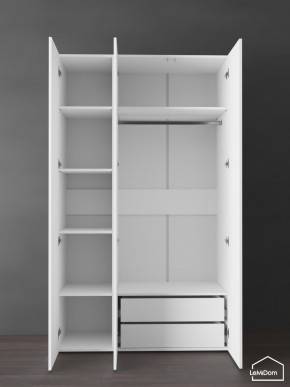 Шкаф Linnea MHR-3PO-2 2050х1200х510 (Белый-М 11.1.1) в Копейске - kopejsk.mebel24.online | фото 6