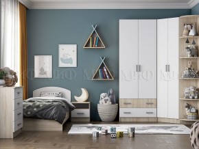 МАРТИНА Шкаф (Белый глянец/дуб сонома) в Копейске - kopejsk.mebel24.online | фото 3