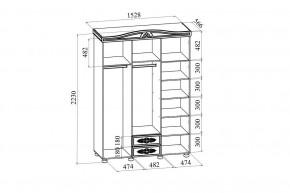 Шкаф платяной Ассоль АС-27 в Копейске - kopejsk.mebel24.online | фото 6