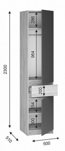 Шкаф платяной Молд в Копейске - kopejsk.mebel24.online | фото 2