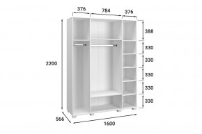 Шкаф платяной Монблан МБ-25К в Копейске - kopejsk.mebel24.online | фото 3