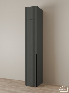 Шкаф с антресолью Linnea MHR-1A-2 2450х400х510 (Графит-М 11.1.25) в Копейске - kopejsk.mebel24.online | фото 1