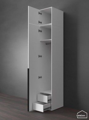 Шкаф с антресолью Linnea MHR-1A-3 2450х400х510 (Белый-М 11.1.1) в Копейске - kopejsk.mebel24.online | фото 6