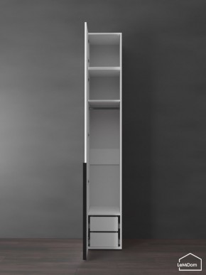 Шкаф с антресолью Linnea MHR-1A-3 2450х400х510 (Белый-М 11.1.2) в Копейске - kopejsk.mebel24.online | фото 5