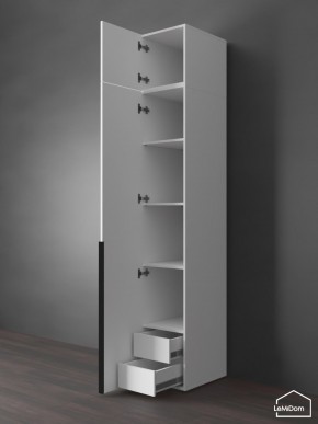 Шкаф с антресолью Linnea MHR-1A-4 2450х400х510 (Белый-М 11.1.2) в Копейске - kopejsk.mebel24.online | фото 5