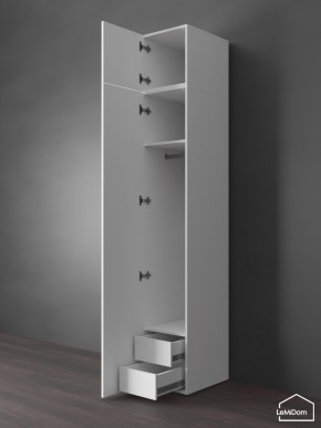 Шкаф с антресолью Linnea MHR-1POA-3 2450х400х510 (Белый-М 11.1.2) в Копейске - kopejsk.mebel24.online | фото 6