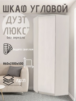Шкаф угловой Дуэт Люкс без зеркала в Копейске - kopejsk.mebel24.online | фото