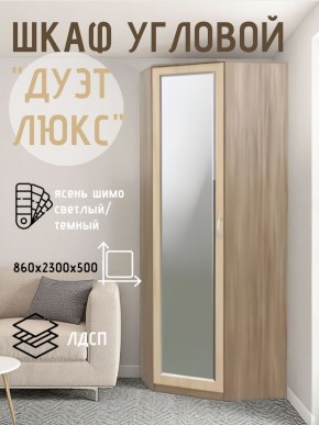 Шкаф угловой Дуэт Люкс с зеркалом в Копейске - kopejsk.mebel24.online | фото 3