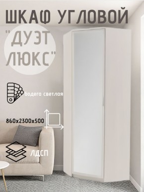 Шкаф угловой Дуэт Люкс с зеркалом в Копейске - kopejsk.mebel24.online | фото 6