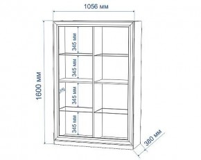 Шкаф-витрина Нобиле ШВтН ФСД-ФСД в Копейске - kopejsk.mebel24.online | фото 2