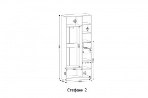 СТЕФАНИ-2 Шкаф в Копейске - kopejsk.mebel24.online | фото 2
