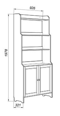 Стеллаж 20 Вествик, массив сосны, цвет белый в Копейске - kopejsk.mebel24.online | фото 2