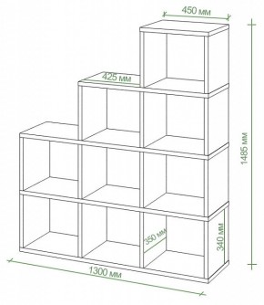 Стеллаж Бартоло СЛД 4 в Копейске - kopejsk.mebel24.online | фото 2