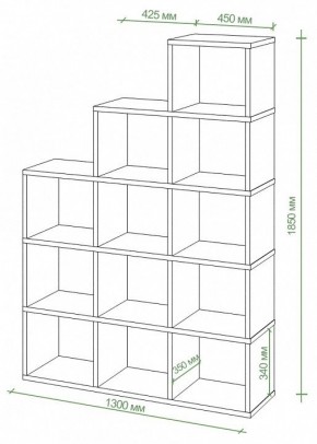 Стеллаж Бартоло СЛД 5 в Копейске - kopejsk.mebel24.online | фото 2