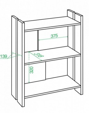 Стеллаж Домино Лайт СТЛ-ОН в Копейске - kopejsk.mebel24.online | фото 3