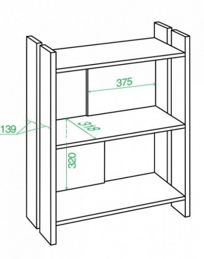 Стеллаж Домино Лайт СТЛ-ОН в Копейске - kopejsk.mebel24.online | фото 2