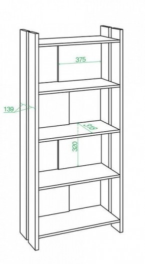 Стеллаж Домино Лайт СТЛ-ОВ в Копейске - kopejsk.mebel24.online | фото 3