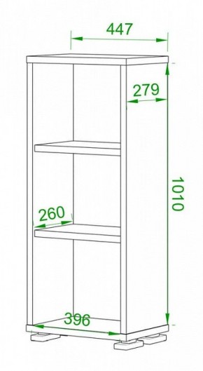 Стеллаж Домино нельсон ПУ-10-1 в Копейске - kopejsk.mebel24.online | фото 2