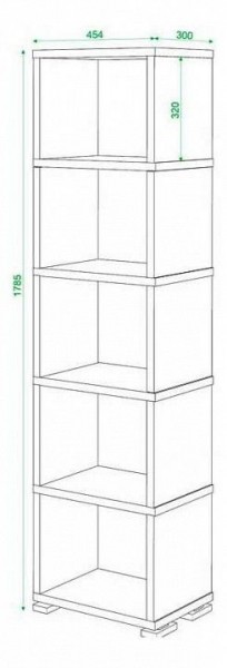 Стеллаж Домино СБ-15/5 в Копейске - kopejsk.mebel24.online | фото 3