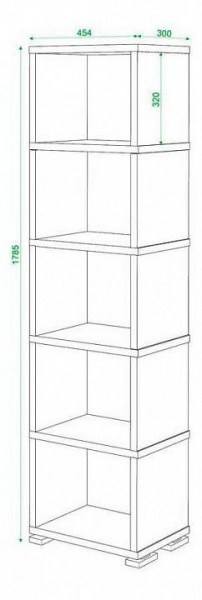Стеллаж Домино СБ-15/5 в Копейске - kopejsk.mebel24.online | фото 2