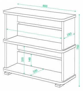 Стеллаж Домино СБ-25/2 в Копейске - kopejsk.mebel24.online | фото 3