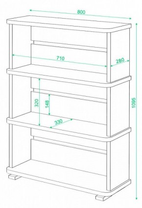 Стеллаж Домино СБ-25/3 в Копейске - kopejsk.mebel24.online | фото 3