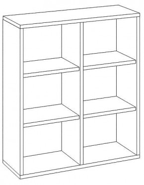 Стеллаж Домино СУ(ш2в1) в Копейске - kopejsk.mebel24.online | фото 3