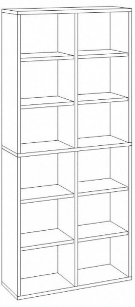 Стеллаж Домино СУ(ш2в2) в Копейске - kopejsk.mebel24.online | фото 3