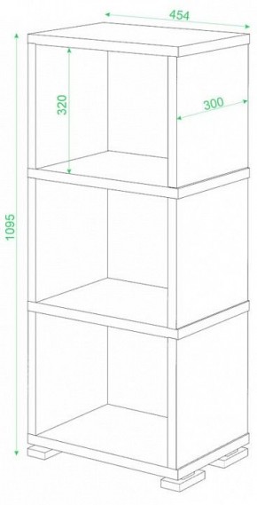 Стеллаж-колонка Домино СБ-15/3 в Копейске - kopejsk.mebel24.online | фото 3