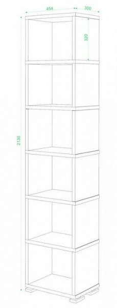 Стеллаж-колонка СБ-15/6 в Копейске - kopejsk.mebel24.online | фото 2