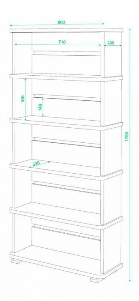 Стеллаж СБ-25/5 в Копейске - kopejsk.mebel24.online | фото 2