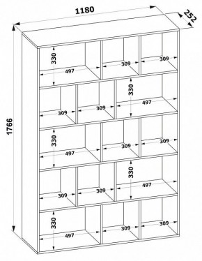 Стеллаж СТ-11 в Копейске - kopejsk.mebel24.online | фото 3