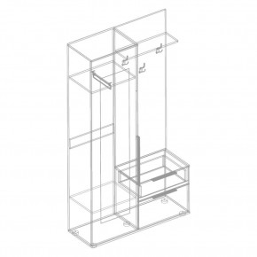 СТИЛ Прихожая (модульная) в Копейске - kopejsk.mebel24.online | фото 3