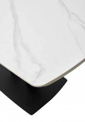 Стол ALATRI 120 MATT WHITE MARBLE SOLID CERAMIC / BLACK, ®DISAUR в Копейске - kopejsk.mebel24.online | фото 11