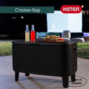 Стол Беви Бар (Bevy Bar Large Cool Bar), графит в Копейске - kopejsk.mebel24.online | фото 4