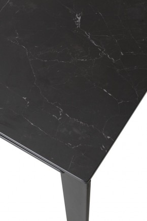 Стол CORNER 120 MATT BLACK MARBLE SOLID CERAMIC / BLACK, ®DISAUR в Копейске - kopejsk.mebel24.online | фото 5