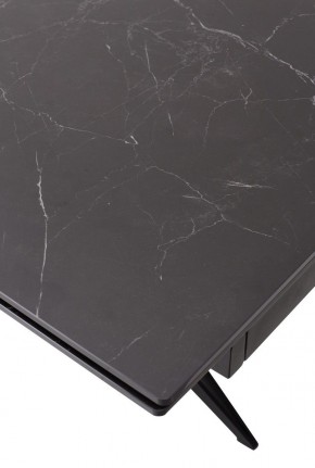 Стол FORIO 160 MATT BLACK MARBLE SOLID CERAMIC / BLACK, ®DISAUR в Копейске - kopejsk.mebel24.online | фото 9