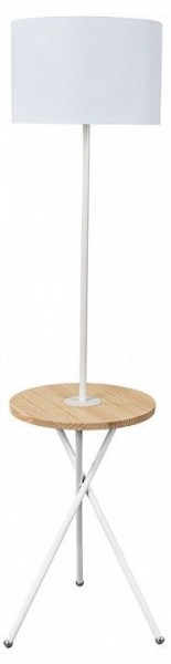 Стол журнальный с торшером Arte Lamp Combo A2070PN-1WH в Копейске - kopejsk.mebel24.online | фото