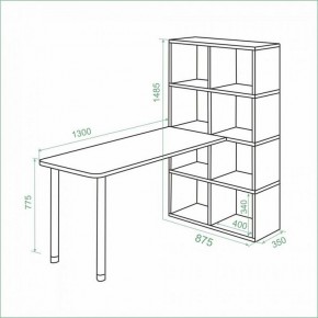 Стол компьютерный Bartolo в Копейске - kopejsk.mebel24.online | фото 3