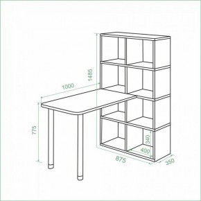 Стол компьютерный Bartolo в Копейске - kopejsk.mebel24.online | фото 3