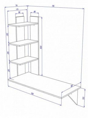 Стол компьютерный Домино Cross СтТ5 в Копейске - kopejsk.mebel24.online | фото 2