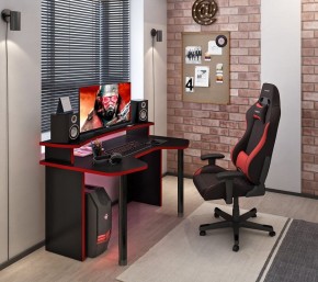 Стол компьютерный Домино Lite СКЛ-Игр140+НКИЛ140 в Копейске - kopejsk.mebel24.online | фото 2