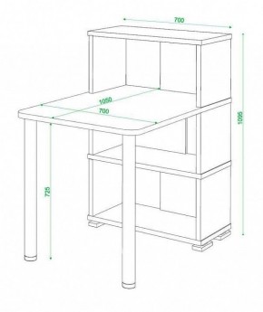 Стол компьютерный Домино СБ-10М3 в Копейске - kopejsk.mebel24.online | фото 3