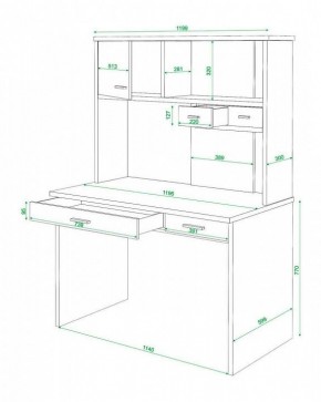 Стол компьютерный Домино СК-60 в Копейске - kopejsk.mebel24.online | фото 2