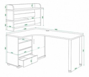 Стол компьютерный Домино СР-145М в Копейске - kopejsk.mebel24.online | фото 5