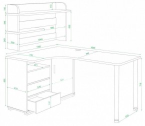 Стол компьютерный Домино СР-145М в Копейске - kopejsk.mebel24.online | фото 2