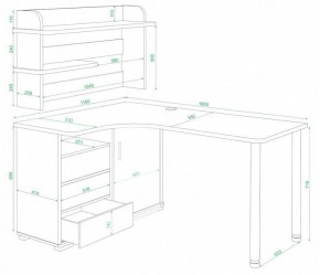 Стол компьютерный Домино СР-145М в Копейске - kopejsk.mebel24.online | фото 2