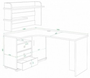 Стол компьютерный Домино СР-165 в Копейске - kopejsk.mebel24.online | фото 2