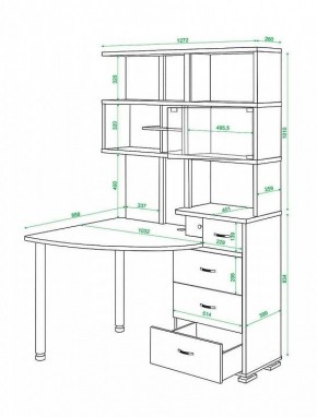 Стол компьютерный Домино СР-320 в Копейске - kopejsk.mebel24.online | фото 4